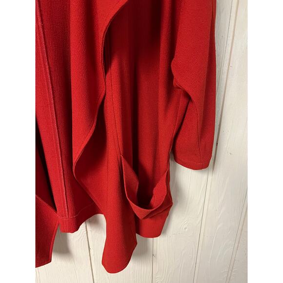 Laura Ashley Cardigan Jacket Womens 1X Cascade Open CARDIGAN Dolman Elbow - Picture 6 of 10
